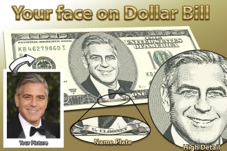 put your face on realistic 100 dollar bill