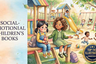 illustrate emotional and social emotional children story books