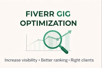 optimize your fiverr gig title, description and SEO tags