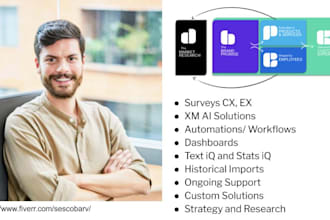 offer expert qualtrics support and consulting per hour cx ex
