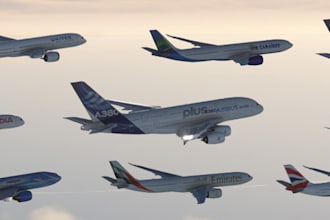 create for you the craziest liveries you can imagine on fs20 and fs24