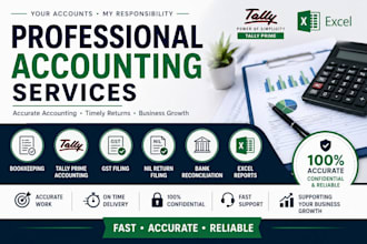 accounting and bookkeeping services using tally and excel