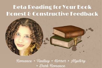 beta read your book and provide honest feedback