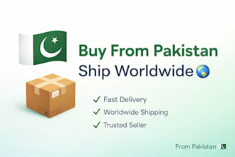 buy products from pakistan and ship worldwide with tracking