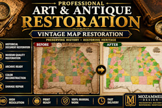 do professional art and antique photo editing and restoration