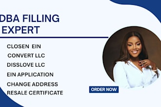 handle llc formation, ein, dba, and US business registration professionally