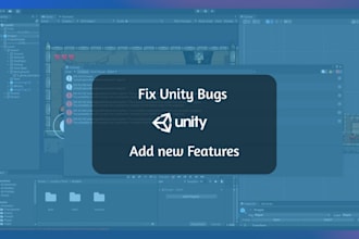 fix bugs or add new features in your unity game