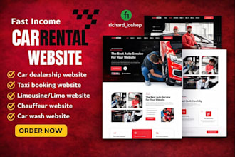 design car rental website car dealership website rental website car rental