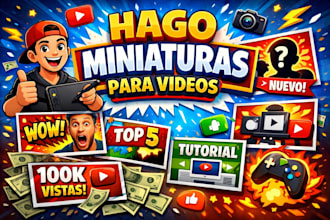 design banners or thumbnails for any type of video