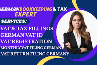 register your  company for german vat id and file monthly vat