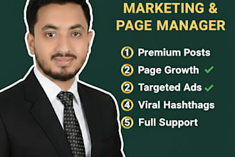 be your expert facebook page manager