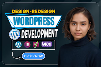 design or redesign wordpress website, wordpress website design