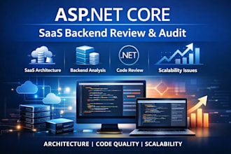 review your saas backend architecture in aspnet core