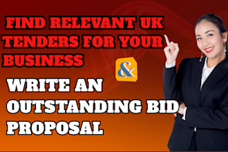 write an outstanding uk tender bids, nhs tender, bid proposal, cleaning tender