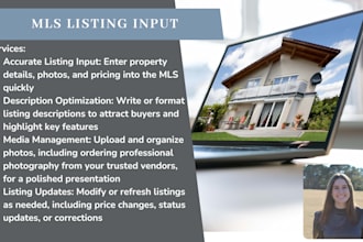 input your listings into mls