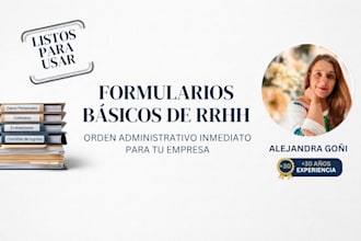 provide essential HR forms formularios basicos de HR