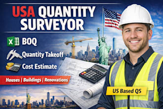 make the most accurate takeoff and estimate for USA project