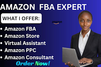be your amazon fba expert amazon virtual assistence setup amazon optimize store