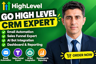 be gohighlevel expert for ghl funnels, CRM, and automation