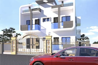 provide complete architectural, structural, and electrical 3d house design