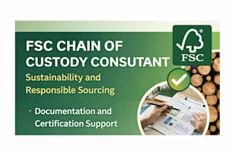 prepare fsc pefc coc certification and audit support