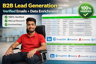 provide b2b lead generation with data enrichment appending and missing data