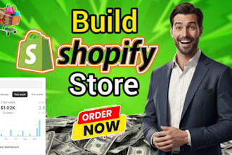 design, redesign,build, rebuild your shopify store, shopify website development
