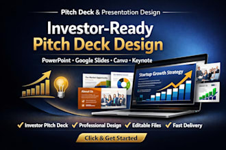 do investor pitch deck powerpoint presentation google slides keynote design