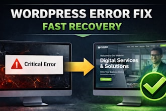 fix wordpress 500 internal server error or critical error fast