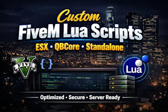 create custom fivem server scripts esx qbcore