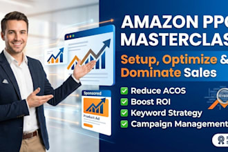 increase your amazon sales with expert PPC campaign setup, acos reduction