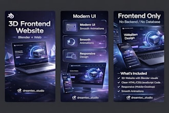 build an interactive 3d react website with three js animations