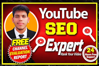 professional youtube SEO expert for video ranking promotion