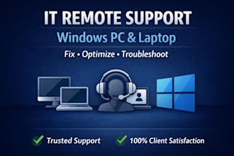 provide computer a to z IT technical support remotely