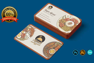 design a professional and modern business card