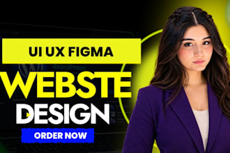 do figma website design and awesome ui ux website mockup