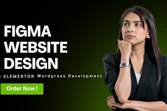 do figma website design and awesome ui ux website mockup