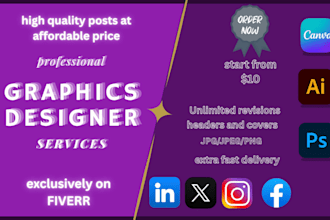 design headers and covers for the social media platforms