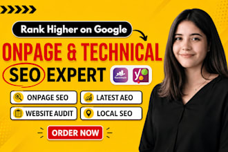 do onpage SEO and technical optimization for your wordpress website