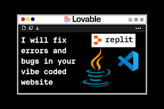 fix errors and bugs in your vibe coded website