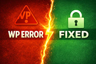 fix wordpress critical error, plugin issues, and website bugs
