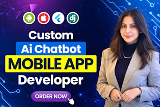 ai mobile app development, ai saas, ai chatbot, or custom mobile app