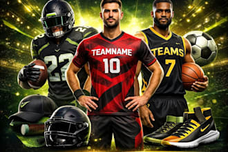 make premium 3d sports uniform designs