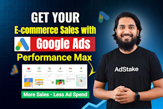 run ai driven google ads performance max, pmax campaign for ecommerce