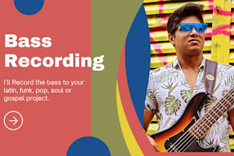 record professional electric basslines for your song