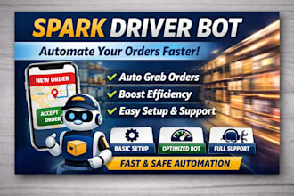 do spark driver bot setup for faster order monitoring and automation
