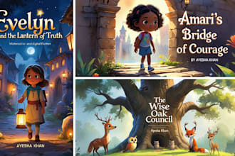 illustrate children book illustration and storybook art for kids