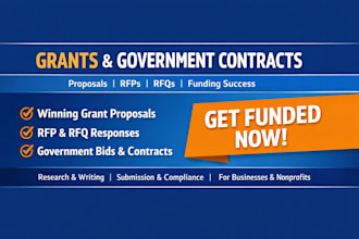 grants, proposals,rfps, rfqs, and government contracts for businesses,nonprofits