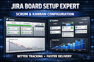configure jira scrum or kanban boards for accurate tracking and delivery
