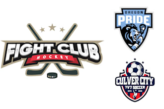 design sports logo of baseball, basketball and football for your team